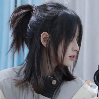 taobao agent Japanese wig, helmet, internet celebrity, Korean style, natural look