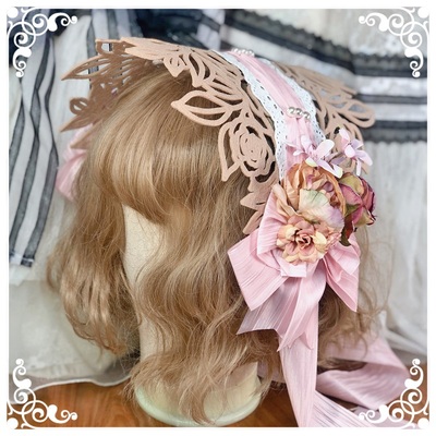 taobao agent [Tick Handmade] Original Lolita Ponte's gorgeous and elegant CLABNT hat to remember Versailles multi -color
