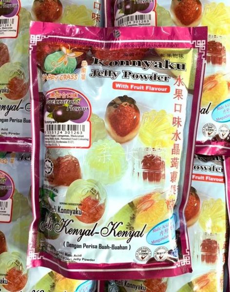 Малайский западная азия  Happy Grass счастливый Трава кристалл Коньяк желе Pre -mix черный порошок галлон Вкус 280 г