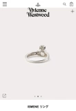 Кошка Big Spot Vivienne Westwood Ismene Empress Dowager Western Mats Clike Saturn Ring Silver