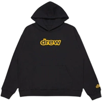 Black Drew Letter Cooled Woth -Whine