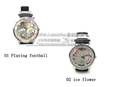 taobao agent Detective Conan Edo Chuan Conan playing balls of snowflakes anime around the round hollow relief watch