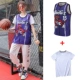 Фиолетовый жилет 15# Carter + белая футболка