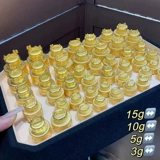 Индивидуальный золотой 3D золотой торт на день рождения