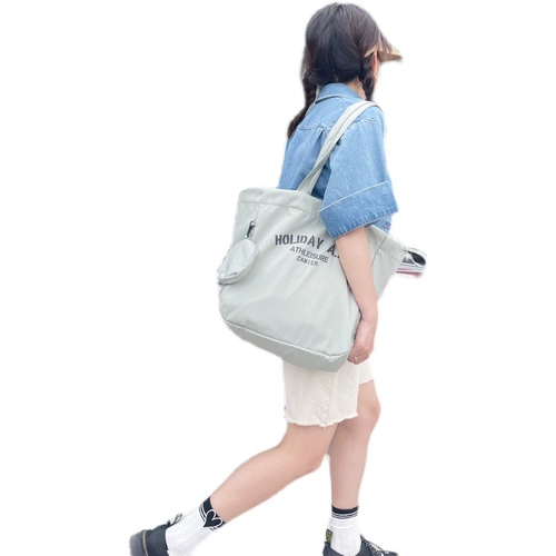 Японская ретро нейлоновая вместительная и большая сумка на одно плечо для кемпинга для спортзала