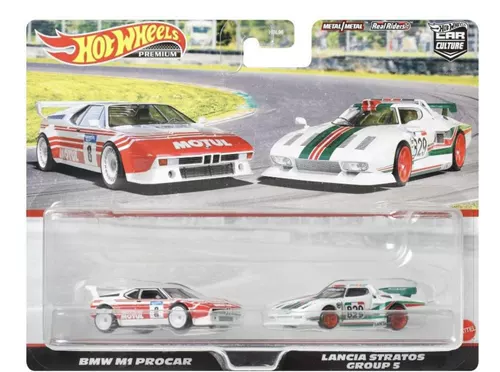 Spot Special Propect Hot Pile Hot Wheels BMW M1 и Lancia Stratos Dual Car Set