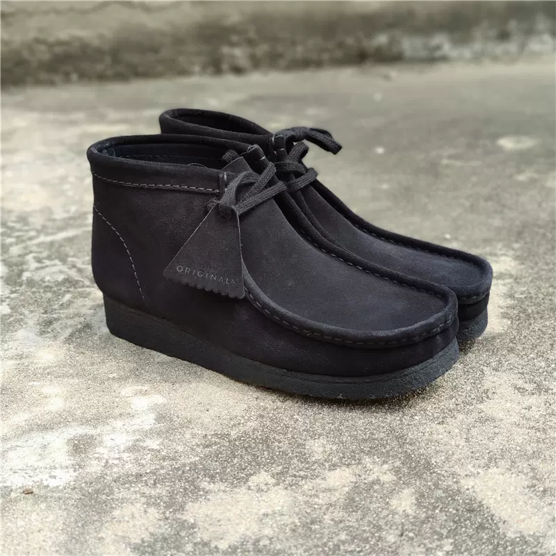 Clarks WALLABEE其乐Originals男新品工装复古潮流舒适休闲袋鼠鞋-Taobao