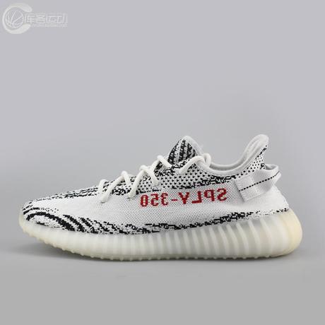 庫客運動 adidas yeezy 350 boost v2 椰子350 斑馬紋限量cp9654