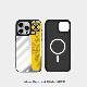 Trendy Fashionable Off-White Diagonal Stripes iPhone Stand iPhone Case for iPhone 17, 16, 15, 14 and 13