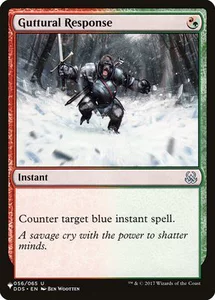 [Карты Leyou] Magic: The Gathering English Series Booster Pack с этикеткой Guttural Response список