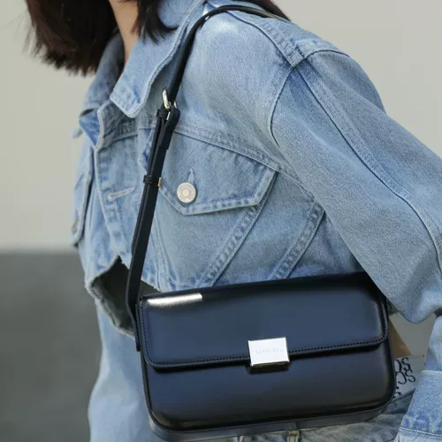 Кожаная сумка подмышку, сумка на одно плечо, из натуральной кожи