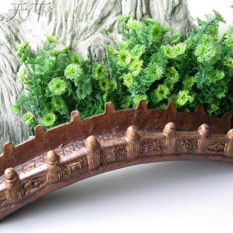假山配件 鱼池水泵大号平安桥 假山流水 鱼缸盆景装饰工艺品