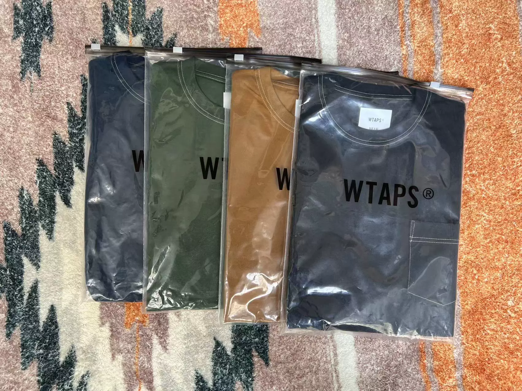 现货WTAPS BLANK SS COPO 休闲运动口袋短袖T恤21AW-Taobao