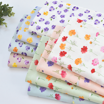 taobao agent Japanese imported fabric printing and dyeing flowers cloth cloth, skirt, children's clothing shirt handmade home dress DIY