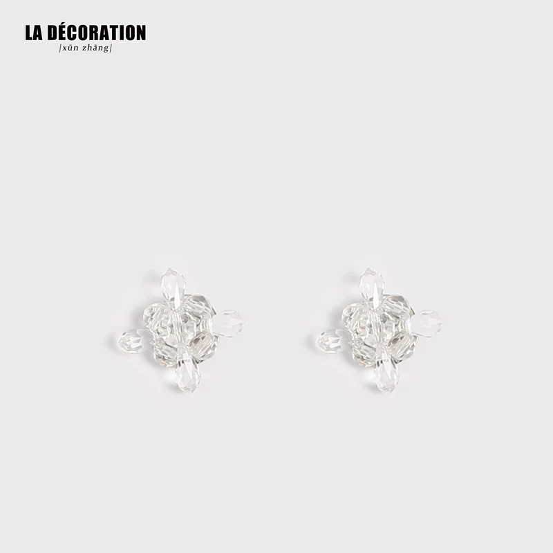 [LA DECORATION украшение для волос новая водопад кристальная жемчужная заколка одной линии акцент]