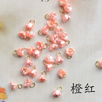 Оранжевый красный № 1 - лишние маленькие 3,5 мм 4 штуки