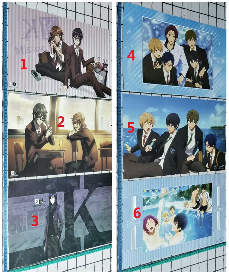 日版free 男子游泳部塑料文件夹真琴遥凛渚怜