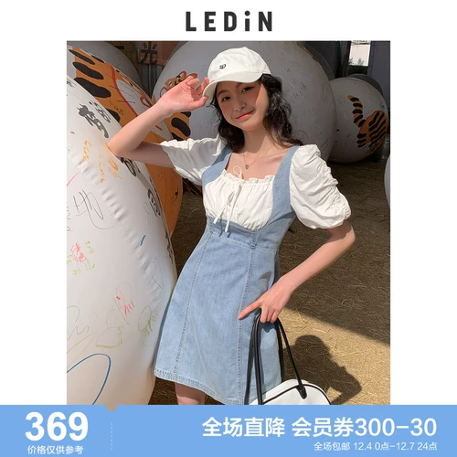 Джинсовое летнее платье