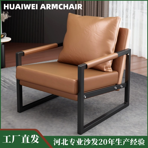 Одно железное диван стул гостиная небольшая квартира повседневная стульственница дизайнер лаундж