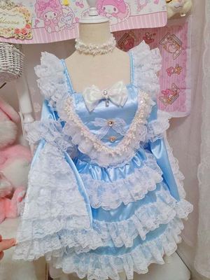 taobao agent Megaphone for princess, dress with sleeves, french style
