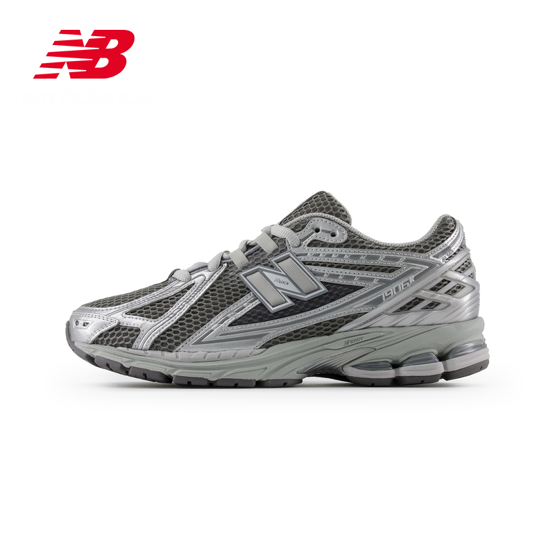 【IU同款】New Balance NB官方正品秋液态银色男女老爹鞋M1906REH