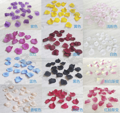 taobao agent Simulation rose petals 12 colors feel instantly up. The atmosphere sets up cosplay set