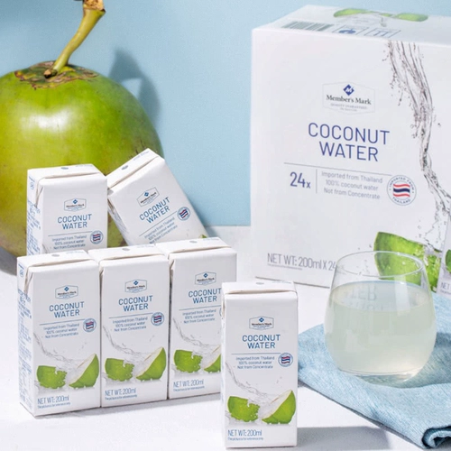 Сэм купил Таиланд импортированная кокосовая вода чистого кокосового напитка NFC Сок чистый кокосовый сок 200 мл*24