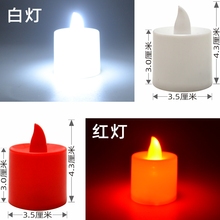 Новые светодиодные свечи обесцвечивают электронные свечи DIY аксессуары