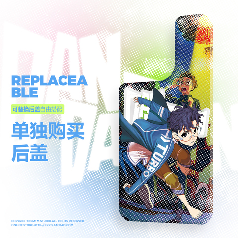 Takaken Anime Red Accents Black Illustration Metal Heatsink iPhone Case
