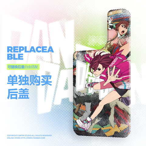Takaken Anime Red Accents Black Illustration Metal Heatsink iPhone Case