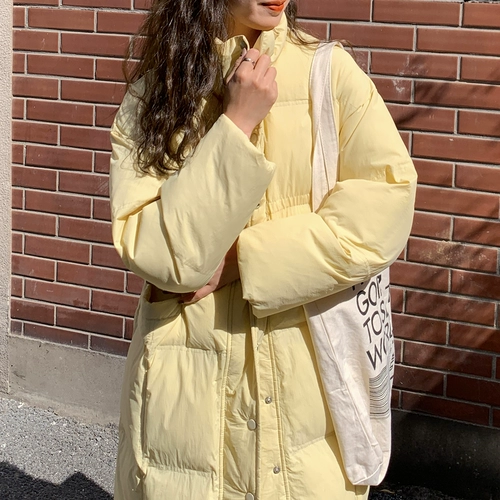 Длинный зимний пуховик, куртка, средней длины, широкая цветовая палитра