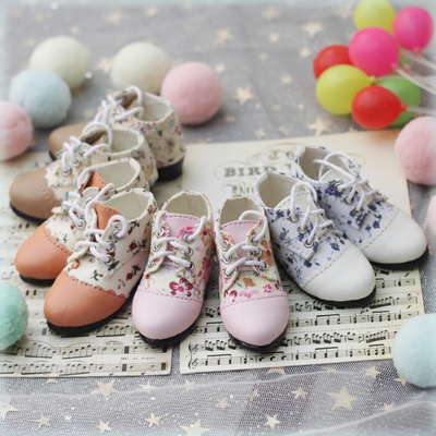 taobao agent Full of hundreds of free shipping!BJD dolls 1/3 1/4 floral single shoes 4 color options