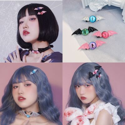 taobao agent 【Buried forest】One -eyed bat series hairpin or jewelry Halloween accessories Dark Gothic three free shipping