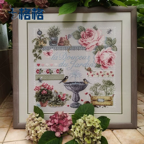 Десять Гег -Кросс -Строки Французская вышитая линейная линейка DMC Рекомендует