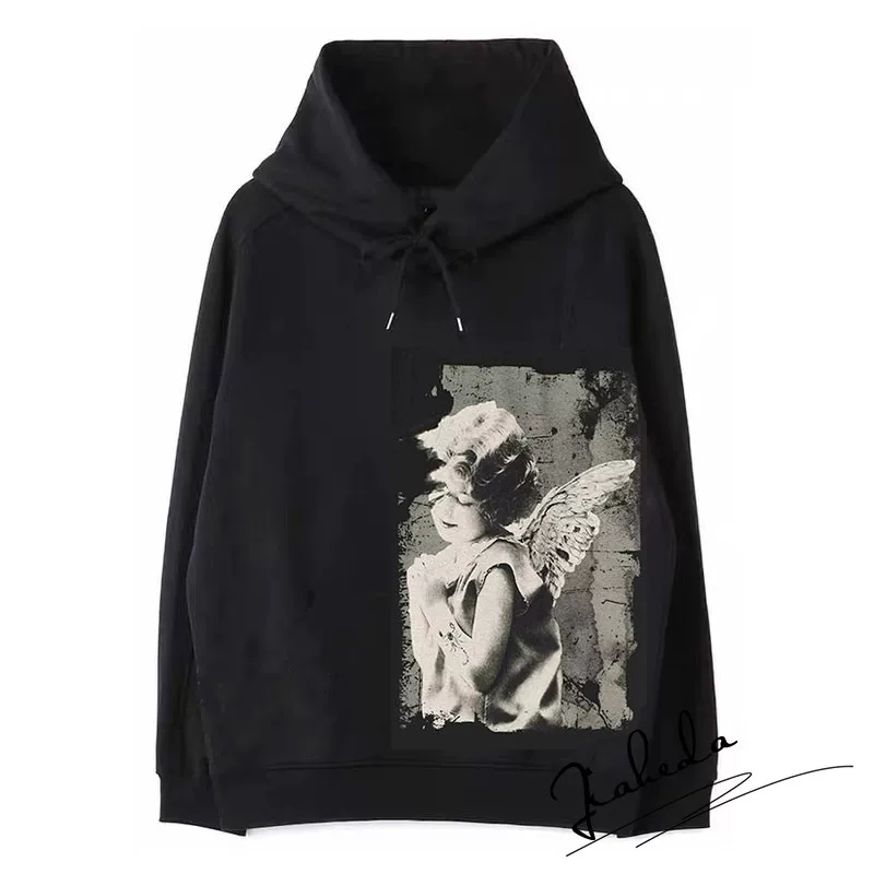 Йохджи Ямамото Ямамото S'YTE SYTE 21ss Angel Chobby Flower Sweatman Мужчины Женщины Hometart Tide