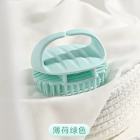 Массаж и вымойте волосы [мятно -зеленый]