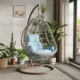 Махуа единственный бамбук зеленый серая манго подвесное кресло