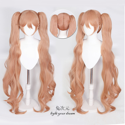 taobao agent Rabbit Dimension Nikke Victory Goddess Miranda cosplay wig big curly hair volume double ponytail spot