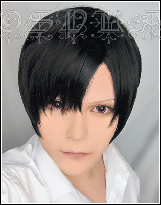 taobao agent [Rabbit Dimension] Full -time animation Ye Xiu Cosplay Black -shaped black -shaped short hair