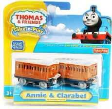 Модель поезда 托马斯和朋友们合金磁性火车模型 安妮和克拉贝尔 annie &