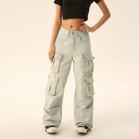 Джинсовая синяя