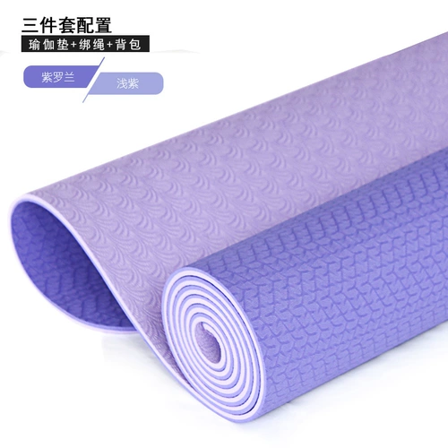 体 Защита окружающей среды TPE Yoga Pad Anti -Slip упражнения. Фитнес -прокладки лежат и сидящие анти -образные и расширенные учителя