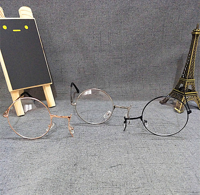 taobao agent Monolithic retro one-sided glasses, Lolita style, cosplay