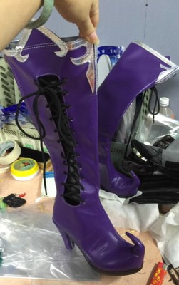 taobao agent Black Demon Xiaoyue COSPLAY shoes COS shoes to draw