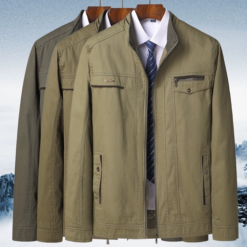 Осенняя тонкая куртка, одежда, жакет, для среднего возраста, свободный крой, 60-70 лет