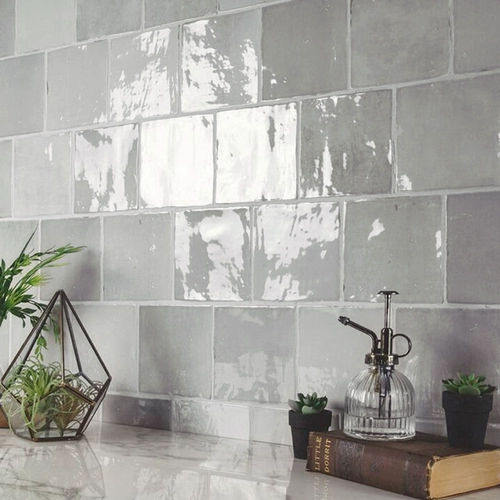 Награда сад дым серая плитка туалетная туалетная стена настенная плитка антикварная кирпичная ванная комната кухня балкон ретро кирпич ручной работы