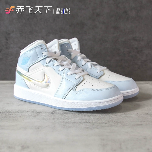 Air jordan, Air Jordan 1, синие ретро баскетбольные кроссовки