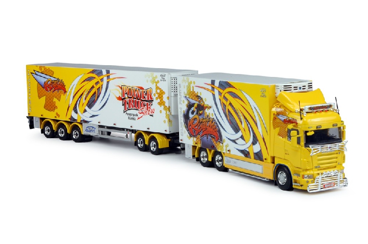 

Модель машины Tekno Scania R-serie Swedish Combi (Ristimaa Bee 1:50