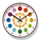 【Ultra-Silent-Blue Clock Clock】 6365-B Черная коробка