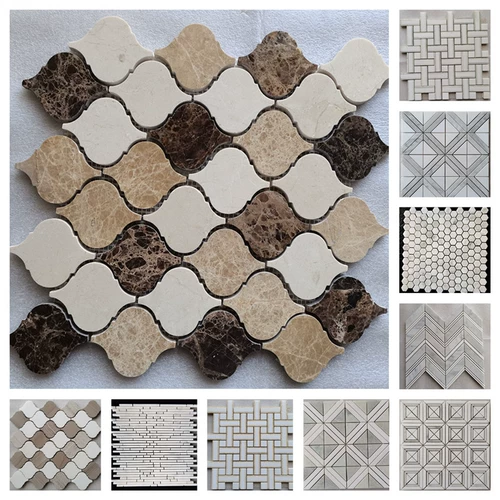 Выход хвоста груз Qingcang High -end Pronom Stane Mosaic стена настен